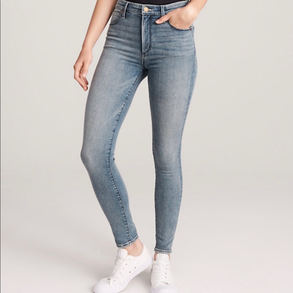 High rise super skinny jeans